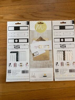 Heidi Swapp Black, White, Gold Address Label Pack